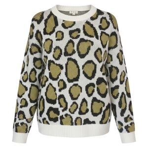 Leopard Sweater POL Small Womens